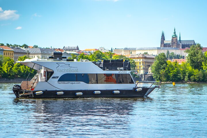 3-hours Prague Private Boat Cruise Beer or Prosecco Unlimited - Photo 1 of 8